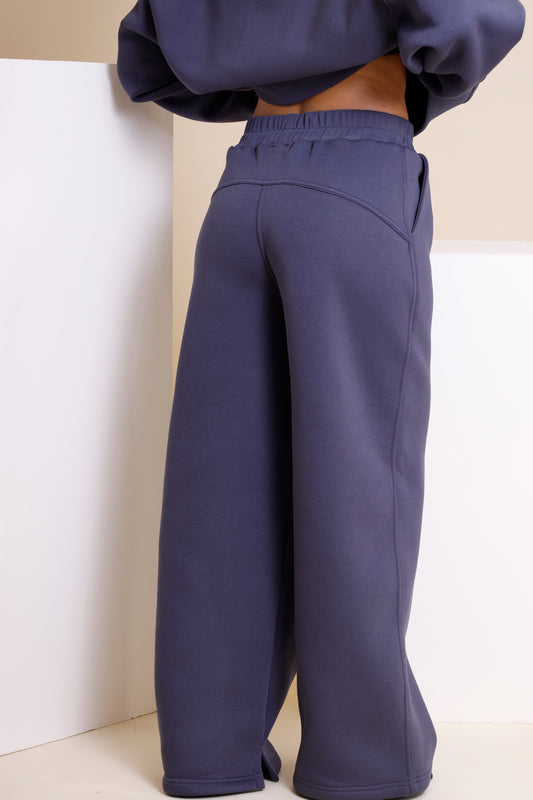 Fleece Straight-Leg Pants