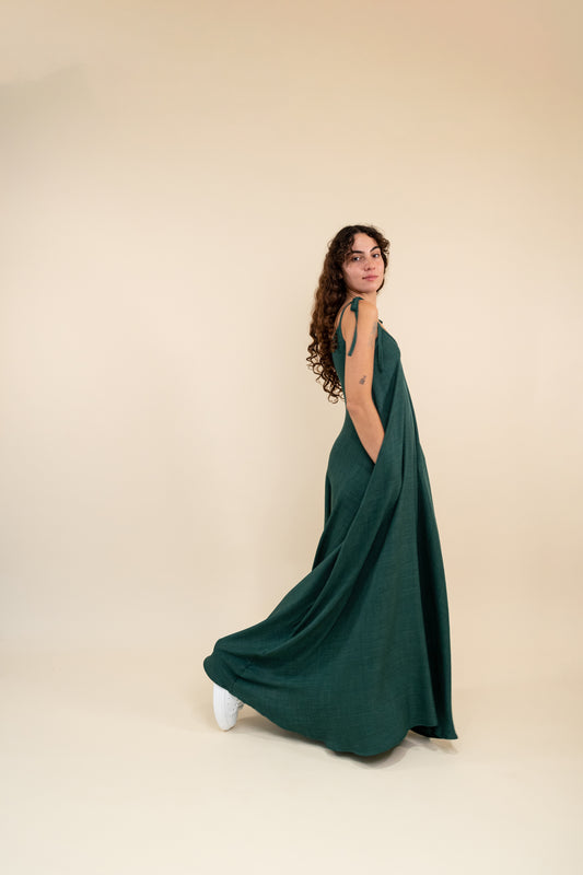 Linen Maxi Dress