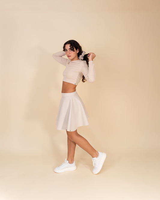 Wool Cloche Short Skirt