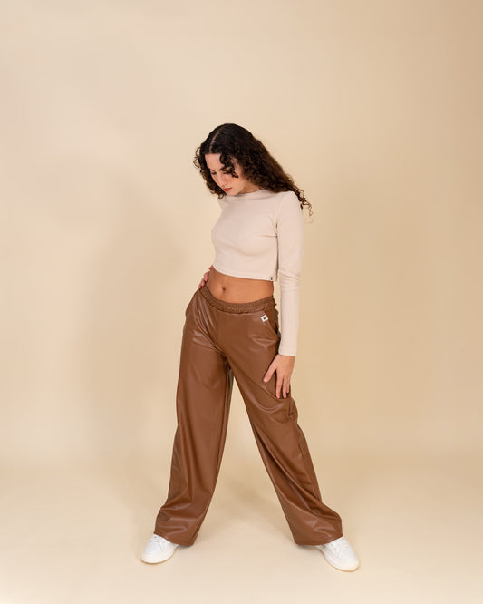 Vegan Leather Pants