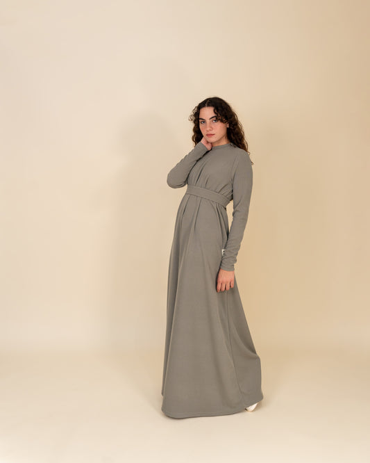 Ribbed Long Dress