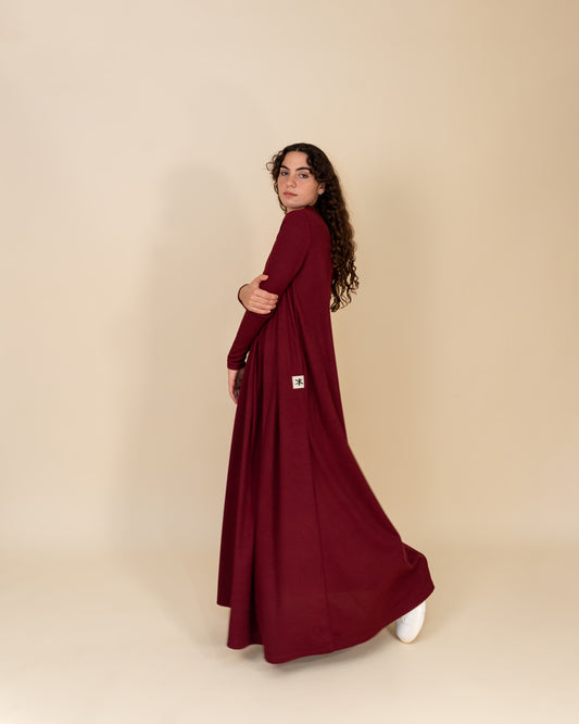 Ribbed Long Dress