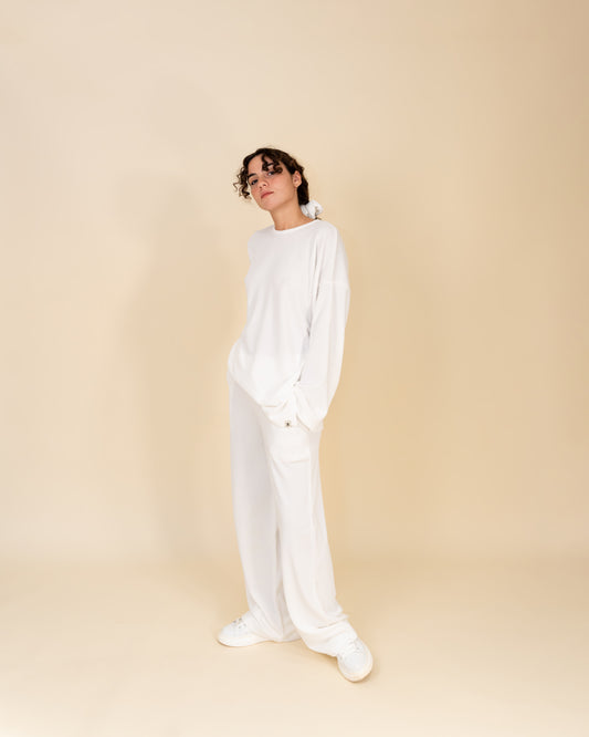 Oversized Ribbed Top