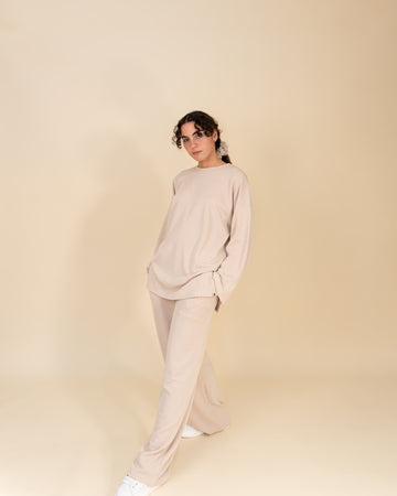 Oversized Ribbed Top