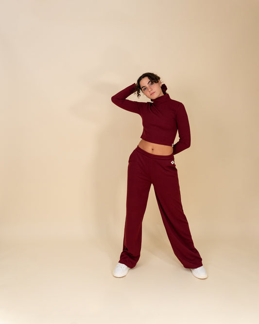 Casual Ribbed Pants