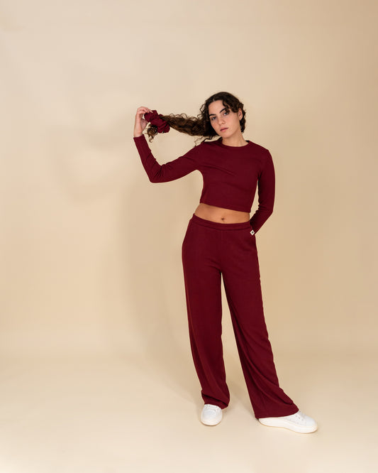 Ribbed Cropped Top