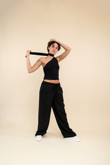 Neck-Wrap Halter Top